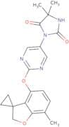 5,5-Dimethyl-3-[2-[(7-methylspiro[benzofuran-3(2H),1′-cyclopropan]-4-yl)oxy]-5-pyrimidinyl]-2,4-im…