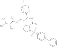 (S)-2-Amino-3-methyl-butyric acid (S)-3-(((S)-3-(biphenyl-4-sulfonyl)-thiazolidine-2-carbonyl)-ami…