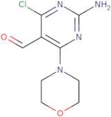 2-Amino-4-chloro-6-(morpholin-4-yl)pyrimidine-5-carbaldehyde