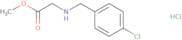 Methyl 2-{[(4-chlorophenyl)methyl]amino}acetate hydrochloride