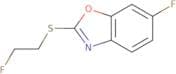 6-Fluoro-2-[(2-fluoroethyl)sulfanyl]-1,3-benzoxazole