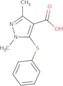 1,3-Dimethyl-5-(phenylsulfanyl)-1H-pyrazole-4-carboxylic acid