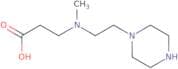 3-{Methyl[2-(piperazin-1-yl)ethyl]amino}propanoic acid