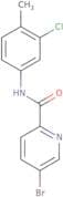 5-Bromo-N-(3-chloro-4-methylphenyl)pyridine-2-carboxamide