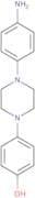 1-(4-Aminophenyl)-4-(4-hydroxyphenyl)piperazine
