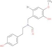 N-(p-Hydroxyphenethyl)-N-(2-bromo-5-hydroxy-4-methoxybenzyl)formamide