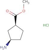 (1S,3R)-Methyl 3-aminocyclopentanecarboxylate hydrochloride