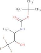 tert-Butyl N-(4,4,4-trifluoro-3-hydroxybutan-2-yl)carbamate
