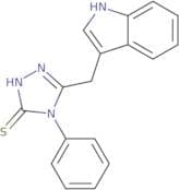 3-(indol-3-ylmethyl)-4-phenyl-1,2,4-triazoline-5-thione