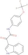 2-indol-3-yl-2-oxo-N-(4-(trifluoromethoxy)phenyl)ethanamide