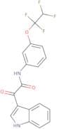 2-Indol-3-yl-2-oxo-N-(3-(1,1,2,2-tetrafluoroethoxy)phenyl)ethanamide