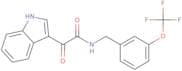 2-Indol-3-yl-2-oxo-N-((3-(trifluoromethoxy)phenyl)methyl)ethanamide