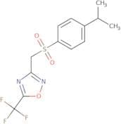 4-(Isopropyl)-1-(((4-(trifluoromethyl)(3,2,5-oxadiazolyl))methyl)sulfonyl)benzene