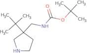 tert-Butyl N-[(3-tert-butylpyrrolidin-3-yl)methyl]carbamate