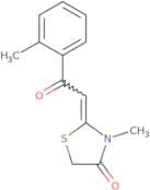 3-Methyl-2-[2-(2-methylphenyl)-2-oxoethylidene]-1,3-thiazolidin-4-one