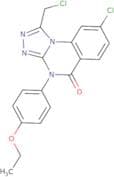 8-Chloro-1-(chloromethyl)-4-(4-ethoxyphenyl)-4H,5H-[1,2,4]triazolo[4,3-a]quinazolin-5-one