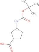 3-((tert-Butoxycarbonyl)amino)cyclopentanecarboxylic Acid