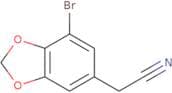 2-(7-Bromo-1,3-dioxaindan-5-yl)acetonitrile
