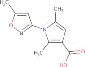 2,5-Dimethyl-1-(5-methyl-1,2-oxazol-3-yl)-1H-pyrrole-3-carboxylic acid