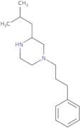 3-(2-Methylpropyl)-1-(3-phenylpropyl)piperazine