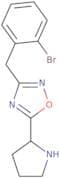 3-[(2-Bromophenyl)methyl]-5-(pyrrolidin-2-yl)-1,2,4-oxadiazole