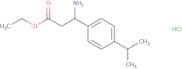 Ethyl 3-amino-3-(4-isopropylphenyl)propanoate hydrochloride