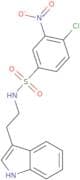 ((4-chloro-3-nitrophenyl)sulfonyl)(2-indol-3-ylethyl)amine