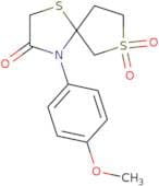 4-(4-Methoxyphenyl)-1,7λ⁶-dithia-4-azaspiro[4.4]nonane-3,7,7-trione