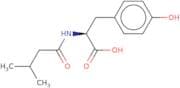 (2S)-3-(4-Hydroxyphenyl)-2-(3-methylbutanamido)propanoic acid