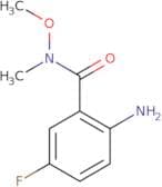 2-Amino-5-fluoro-N-methoxy-N-methylbenzamide