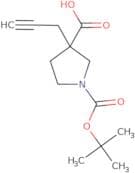 1-[(tert-Butoxy)carbonyl]-3-(prop-2-yn-1-yl)pyrrolidine-3-carboxylic acid