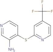 4-([4-(Trifluoromethyl)pyridin-2-yl]sulfanyl)pyridin-3-amine