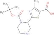 2-{4-[(tert-Butoxy)carbonyl]piperazin-1-yl}-4-methyl-1,3-thiazole-5-carboxylic acid