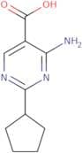4-Amino-2-cyclopentylpyrimidine-5-carboxylic acid