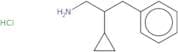 2-Cyclopropyl-3-phenylpropan-1-amine hydrochloride