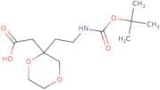 2-[2-(2-{[(tert-Butoxy)carbonyl]amino}ethyl)-1,4-dioxan-2-yl]acetic acid