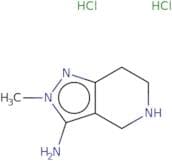 2-Methyl-2H,4H,5H,6H,7H-pyrazolo[4,3-c]pyridin-3-amine dihydrochloride