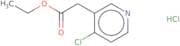 Ethyl 2-(4-chloropyridin-3-yl)acetate hydrochloride