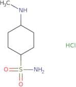 4-(Methylamino)cyclohexane-1-sulfonamide hydrochloride