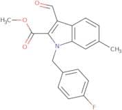 Methyl 1-(4-fluorobenzyl)-3-formyl-6-methyl-1H-indole-2-carboxylate