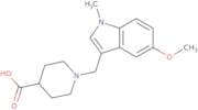 1-[(5-Methoxy-1-methyl-1H-indol-3-yl)methyl]piperidine-4-carboxylic acid