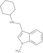 N-[(1-Methyl-1H-indol-3-yl)methyl]cyclohexanamine