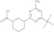 1-[4-Methyl-6-(trifluoromethyl)pyrimidin-2-yl]piperidine-3-carboxylic acid