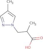 2-Methyl-3-(4-methyl-1H-pyrazol-1-yl)propanoic acid
