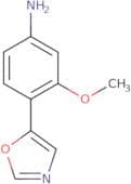 3-Methoxy-4-(oxazol-5-yl)aniline