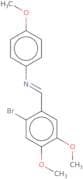 (4-Methoxyphenyl)-(2,4,5-trimethoxybenzylidene)-amine