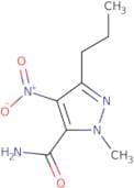 1-Methyl-4-nitro-3-propylpyrazole-5-carboxamide