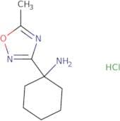 1-(5-Methyl-1,2,4-oxadiazol-3-yl)cyclohexanamine hydrochloride