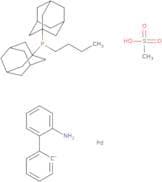 Methanesulfonato(diadamantyl-n-butylphosphino)-2'-amino-1,1'-biphenyl-2-yl)palladium(II) dichlorom…