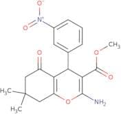 Methyl 2-amino-7,7-dimethyl-4-(3-nitrophenyl)-5-oxo-4,6,7,8-tetrahydro2H-chromene-3-carboxylate